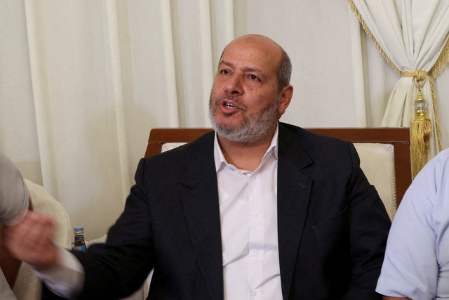 Pejabat Hamas Khalil Al-Hayya. Foto: Ibraheem Abu Mustafa/REUTERS