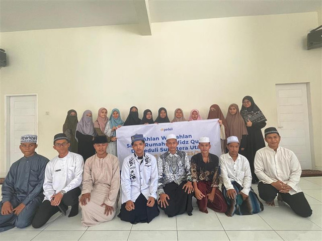 Sosialisasi dan Penyambutan Santri Baru Rumah Tahfidz Qur'an DT Peduli Sumatera Utara (Sumber : DT Peduli)