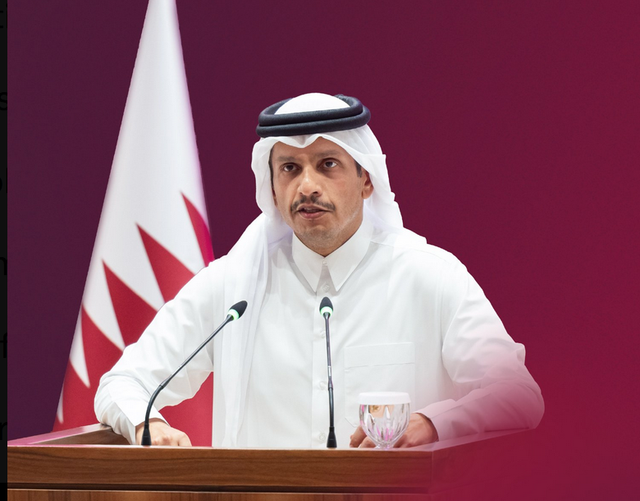 PM dan Menlu Qatar Sheikh Mohammed bin Abdulrahman bin Jassim Al Thani bicara soal serangan Israel ke Doha, Selasa (9/9/2025). Foto: X/@GCOQatar