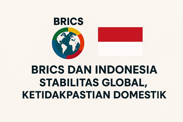 Ilustrasi BRICS dan Indonesia. (Foto: Idisign)