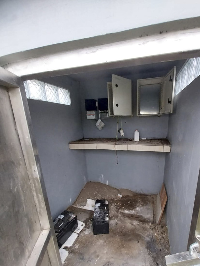 Alat pemantau aktivitas Gunung Kelud hilang diduga dicuri. Foto: Istimewa