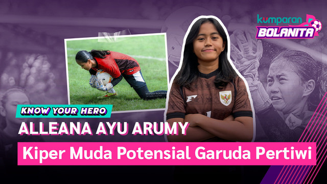 Cover artikel profil wawancara khusus Alleana Ayu Arumy, kiper Timnas Wanita Indonesia. Foto: Aji Nugrahanto/kumparan