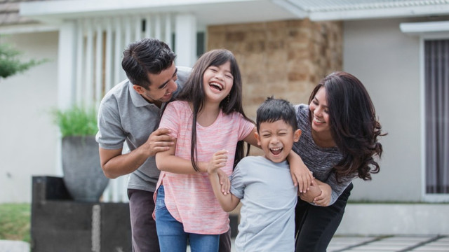 Ilustrasi keluarga bahagia. Foto: Shutterstock