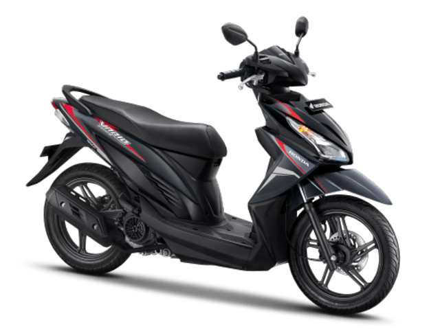 Ilustrasi untuk ukuran shock belakang Vario 110 Karbu. Foto: dok. AHM