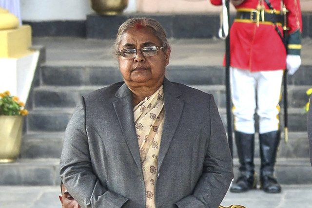 Hakim di Nepal Sushila Karki. Foto: Prakash Mathema/AFP