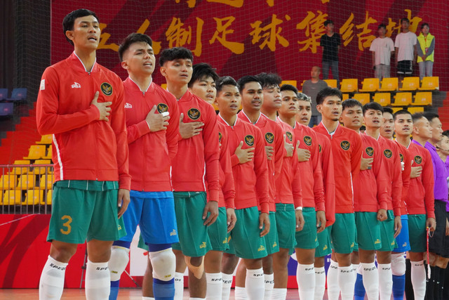 Timnas Futsal Indonesia beraksi dalam CFA International Tournament di China, September 2025. Foto: FFI