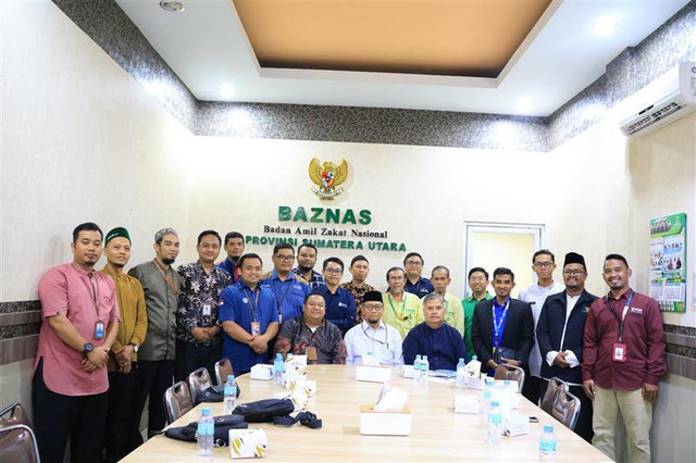 Forum Zakat Sumatera Utara sambangi Kantor BAZNAS Sumut (Sumber : DT Peduli)