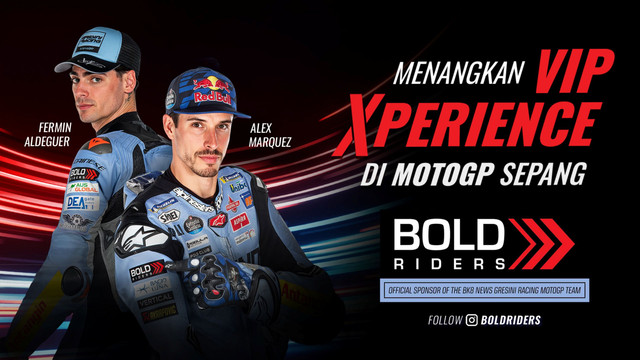 Ikuti challenge Bold Riders, menangkan VIP Xperience MotoGP. Foto: Dok. Bold Riders