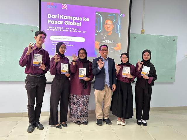 Cetak Wirausaha Muda Inovatif, OK OCE x UPI Bandung Gelar Pelatihan Berbasis AI