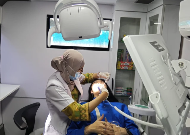 Ilustrasi periksa gigi. Foto: Masruroh/Basra