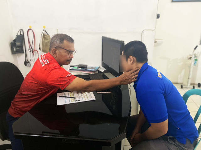 Rutan Temanggung Laksanakan Skrining kesehatan kepada Warga Binaan