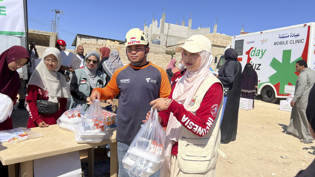 Tsabitah Nukhby Fauqillah, mahasiswi RI di Yordania yang jadi relawan kemanusiaan. Foto: Rizki Baiquni Pratama/kumparan