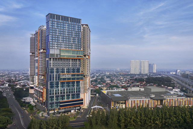 Exterior Hotel Fairfield Bekasi. Foto: Dok. Istimewa