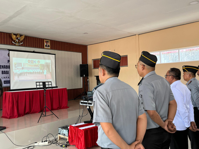 Lapas Takalar Ikuti Apel Bersama Lintas Kementerian