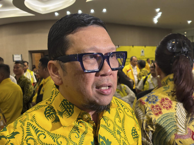 Waketum Golkar, Ahmad Doli Kurnia di Hotel Pullman Central Park, Jakarta, Senin (15/9/2025). Foto: Abid Raihan/kumparan