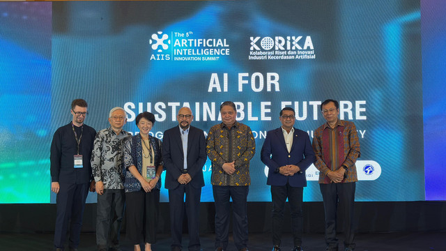 Peluncuran chatbot AI Korika Chat. Foto: kumparan/Habib Allbi Ferdian