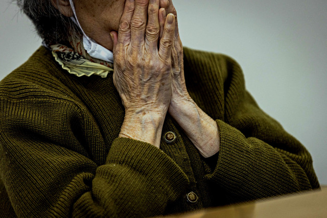 Ilustrasi lansia Jepang berusia lebih dari 100 tahun atau centenarians. Foto: Behrouz MEHRI / AFP