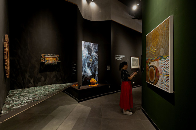 Pameran new media art "Terra Nexus" di Art & Bali 2025, Nuanu Creative City, Bali.  Foto: Dok. Nuanu Creativity City