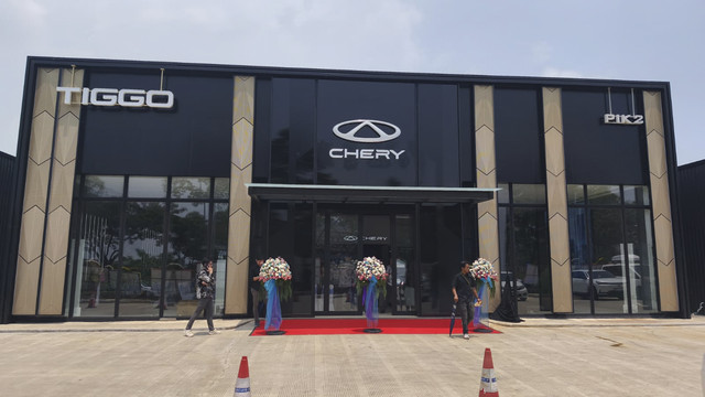 PT Chery Sales Indonesia (CSI) resmikan diler baru di PIK 2, Banten, Selasa (16/9/2025). Foto: Sena Pratama/kumparan