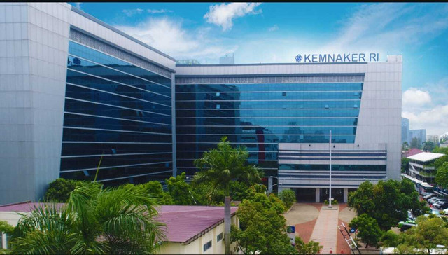 Ilustrasi Gedung Kemnaker Foto: Kemnaker RI