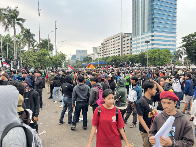 Foto yang saya ambil sendiri didepan gedung DPR RI pada saat demo buruh dan UMKM pada tanggal 29 Agustus 2025