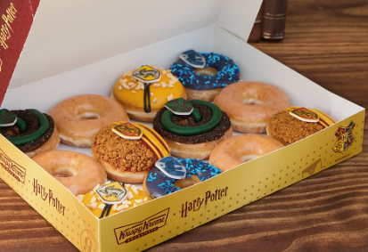  Krispy Kreme hadirkan varian edisi Harry Potter.  Foto: Instagram/@krispykreme