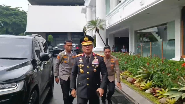 Wakapolri Komjen Pol Dedi Prasetyo datangi Istana Negara, Jakarta Pusat, Rabu (17/9/2025). Foto: Zamachsyari/kumparan