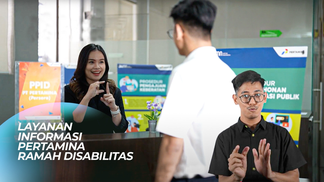 Pertamina luncurkan wajah baru layanan informasi yang ramah disabilitas. Foto: Dok. Pertamina