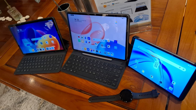 Produk keluaran terbaru HONOR: HONOR Pad X10, Pad X9a, Pad X7, dan HONOR Watch Fit. Foto: Muhammad Ardiyansyah/kumparan