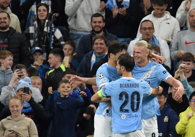 Man City vs Napoli di Liga Champions. Dok: REUTERS/Peter Powell