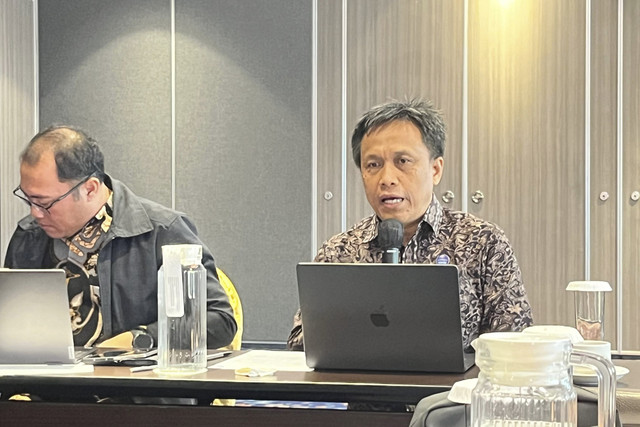 Direktur Guru Pendidikan Anak Usia Dini dan Pendidikan Nonformal Dirjen GTKPG Kemendikdasmen, Suparto di Mercure Hotel, Gatot Subroto, Jakarta Selatan, Jumat (19/9/2025). Foto: Nasywa Athifah/kumparan