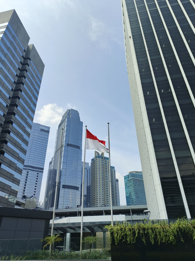 Bendera Indonesia. Sumber: Bagus Nur Alim/Jakarta