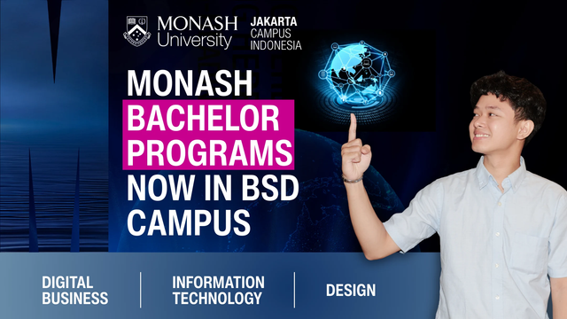 Program sarjana pertama Monash University di BSD, Indonesia. Foto: Monash University