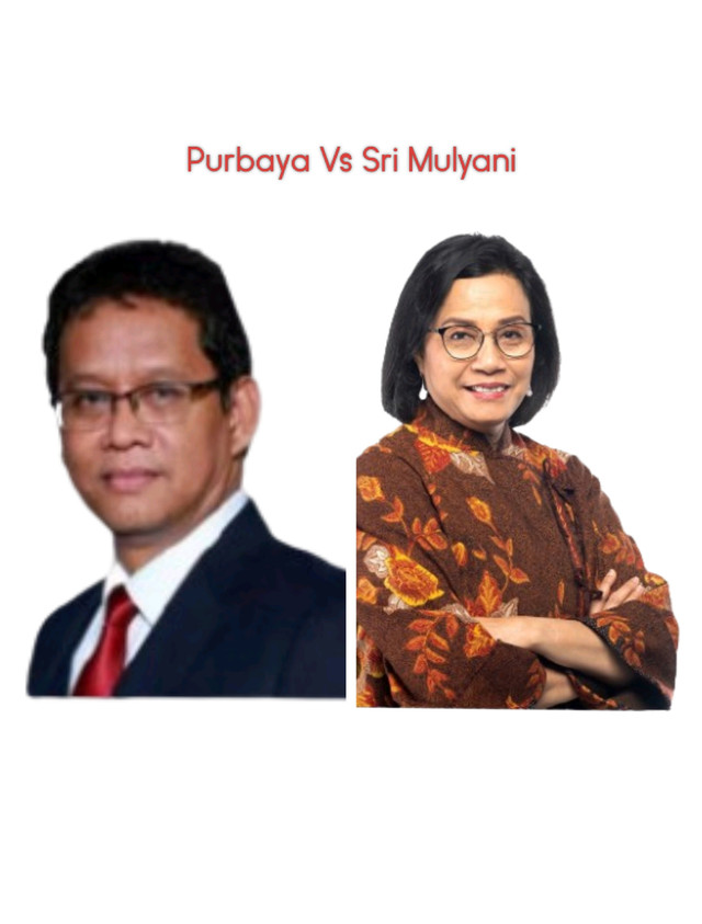 Ilustrasi Purbaya Vs Sri Mulyani (Sumber: Foto Pribadi)
