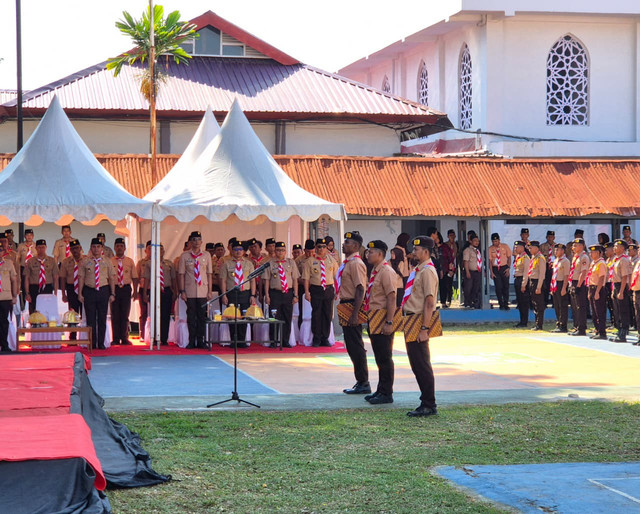 Lapas Takalar Sukseskan Perkemahan Satya Dharma Bhakti Pemasyarakatan 2025