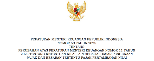 Sumber: Kementerian Keuangan RI (PMK 53/2025)