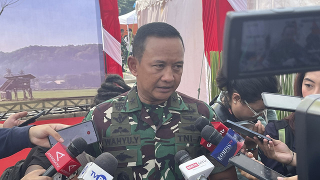 Kadispenad, Brigjen Wahyu Yudhayana di Monas, Jakarta Pusat pada Sabtu (20/9/2025). Foto: Abid Raihan/kumparan