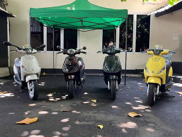 Piaggio Zip di acara kumparan On The Road, Sabtu (13/9/2025). Foto: Syahrul Ghiffari/kumparan