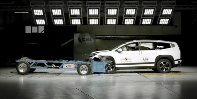 Tes tabrak Hyundai IONIQ 9 di Euro NCAP. Foto: Dok. Euro NCAP