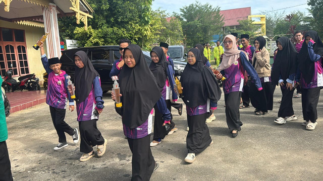 Kafilah Kabupaten Mempawah tiba di pada Senin, 22 September 2025. Foto: Dok. Istimewa