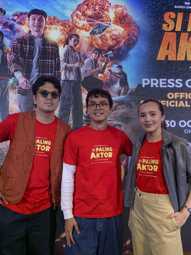 Konferensi pers film Si Paling Aktor di MD Place, Setiabudi, Jakarta Selatan, Senin (22/9/2025). Foto: Caroline Pramantie/kumparan