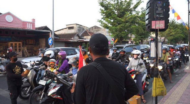 Iustrasi pengamen di Kota Yogya. Foto: Pandangan Jogja/Arif UT