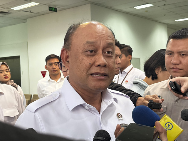 Kepala Badan Gizi Nasional (BGN) Dadan Hindayana di Kantor BGN, Jakarta, Senin (22/9/2025). Foto: Widya Islamiati/kumparan