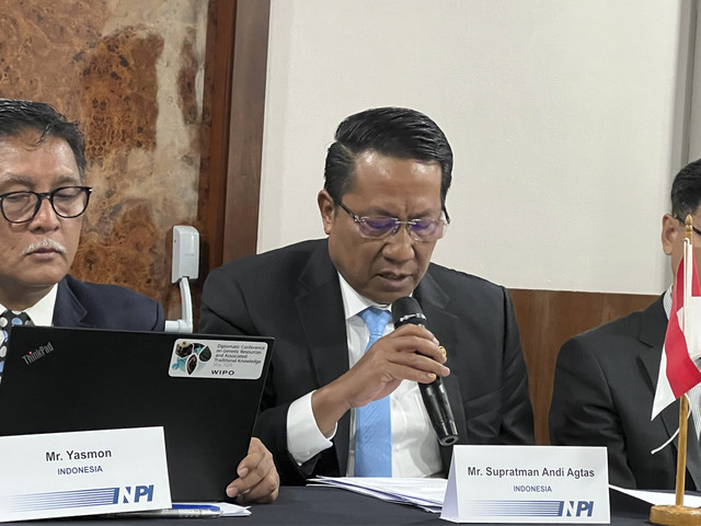 Menkum Supratman Andi Agtas saat menghadiri 17th Heads of BRICS Intellectual Property Offices Meeting yang digelar di Rio de Janeiro, Brasil pada 21-23 September 2025. Foto: Dok. Istimewa