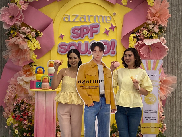 Azarine gandeng Dino Seventeen sebagai International Brand Ambassador. Foto: kumparan/Naela Marcelina