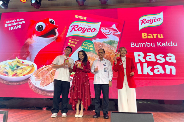 Peluncuran Royco bumbu kaldu rasa ikan, Senin (22/9/2025). Foto: Salsha Okta Fairuz/kumparan