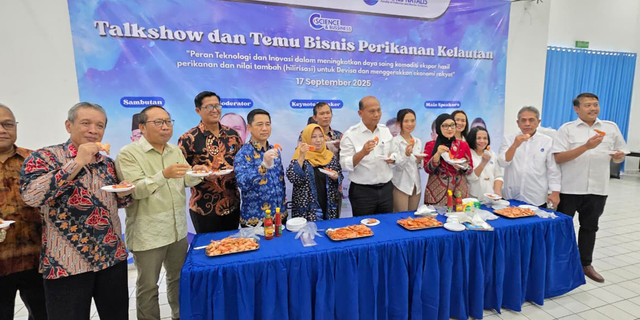 Kampanye Makan Udang Digelar di Sela Talkshow dan Temu Bisnis FPIK IPB