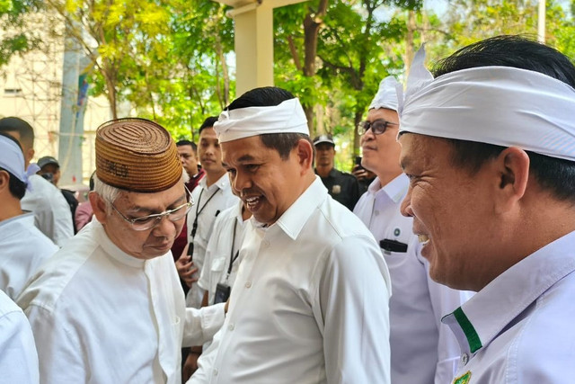 Gubernur Jabar Dedi Mulyadi di acara Stadium General UIN Sunan Gunung Jati Bandung, Selasa (23/9/2025). Foto: Linda Lestari/kumparan