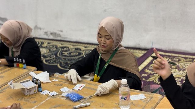 cek golongan darah di Makkah