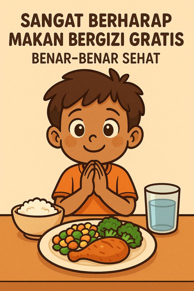 Ilustrasi MBG: Untuk Anak-Anak, Jangan Lagi Coba-Coba. Generated with ChatGPT